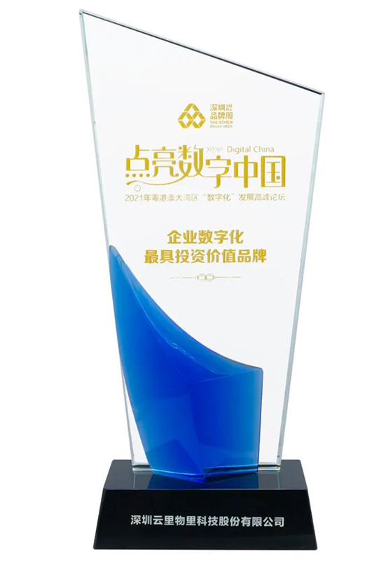 云里物里榮獲企業(yè)數(shù)字化最具投資價值品牌獎